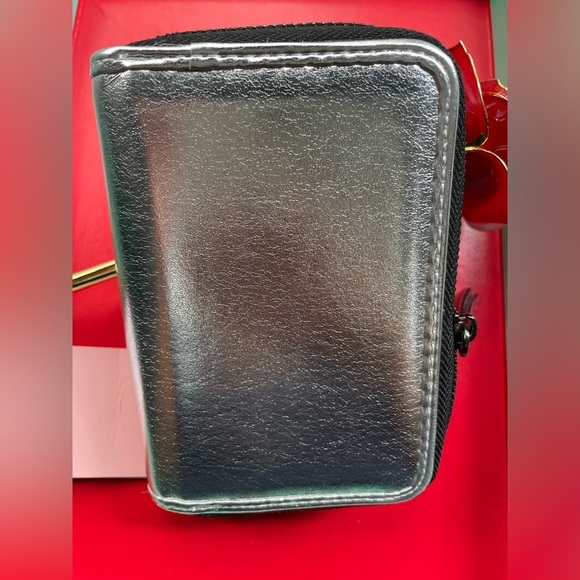 Juicy Couture Wallet,Juicy Couture Black Wallet with Silver Rhinestone Logo - Picture 5 of 15